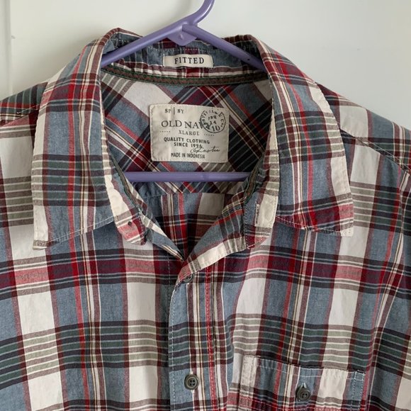 Old Navy Fitted Men's Button Shirt - Picture 2 of 6